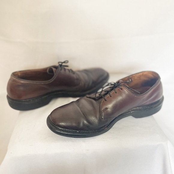 Allen Edmonds Pair Globetrotter Brown Leather Shoes 8 B style 8164 - Picture 8 of 11